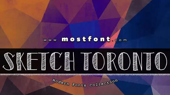 「Sketch-Toronto」字体排版样式