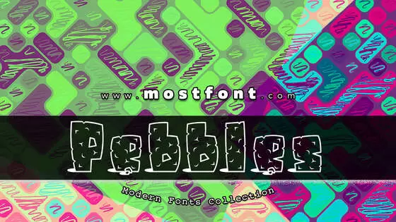 Typographic Design of Pebbles