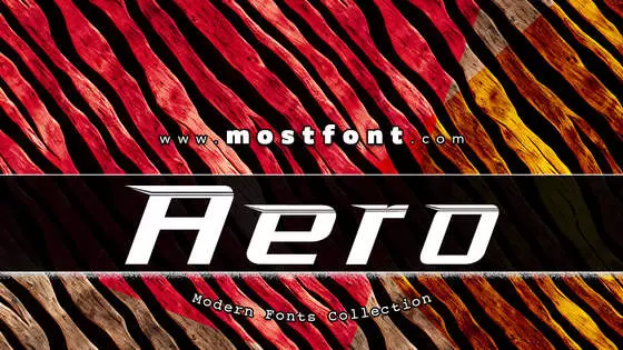 Typographic Design of Aero