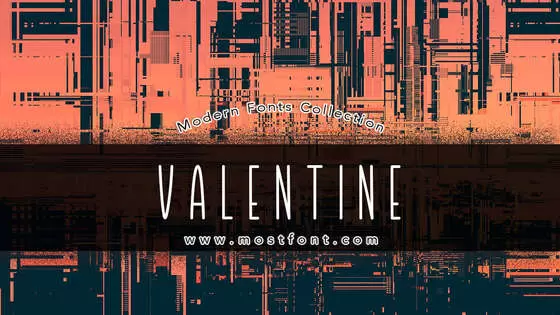 「Valentine」字体排版图片