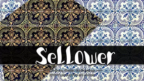 「Sellower」字体排版图片