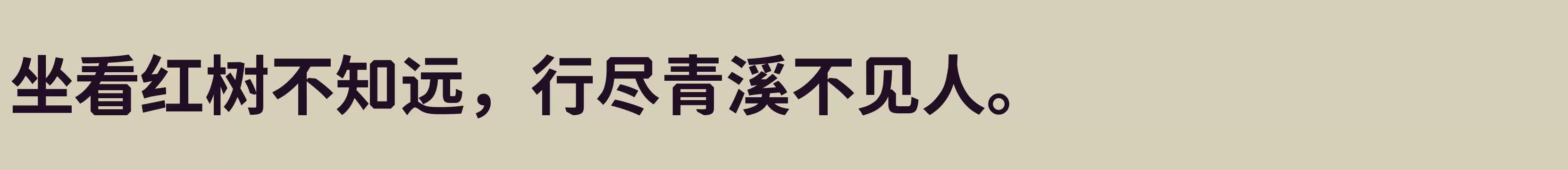 「Bold」字体效果图