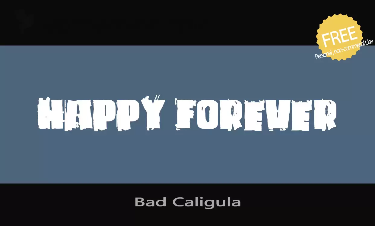 Sample of Bad-Caligula