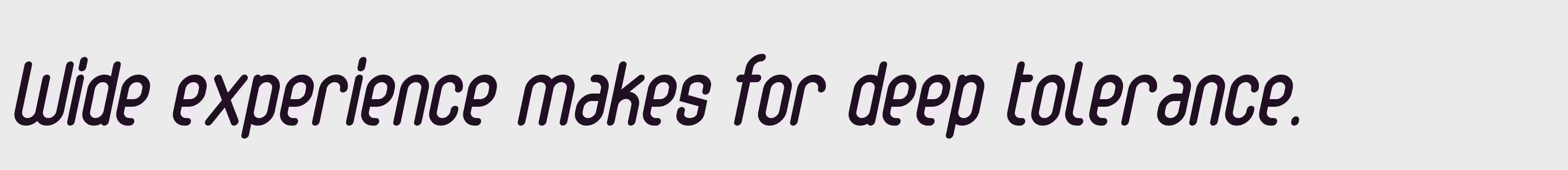 「Abingdon Italic」字体效果图