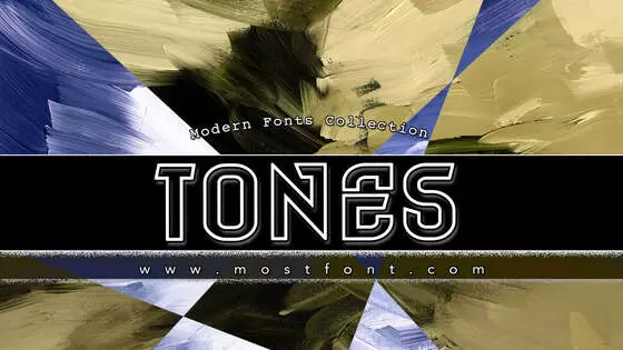 「Tones」字体排版图片