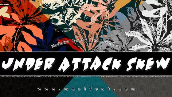 Typographic Design of Under-Attack-Skew