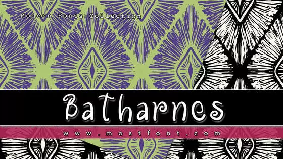 Typographic Design of Batharnes