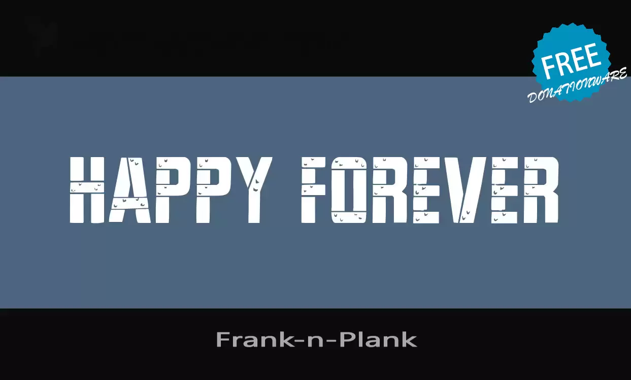 Sample of Frank-n-Plank