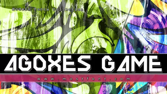 「AGOXES-GAME」字体排版样式