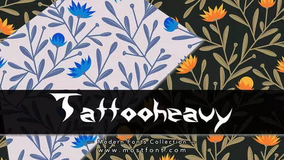 Typographic Design of Tattooheavy