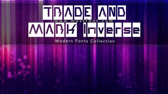 Typographic Design of TRADE-AND-MARK-Inverse