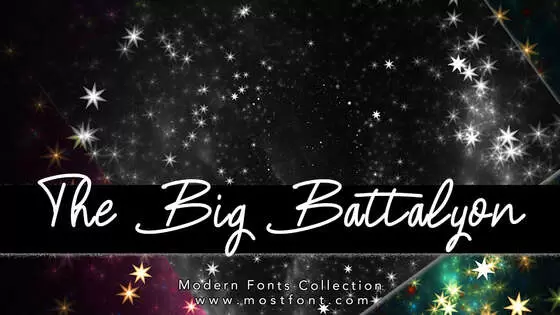 Typographic Design of The-Big-Battalyon