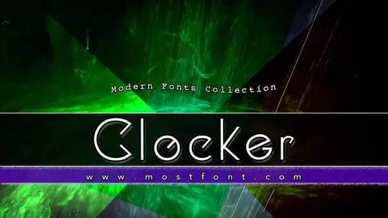 Typographic Design of Clocker