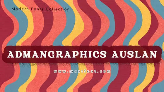 Typographic Design of AdmanGraphics-Auslan