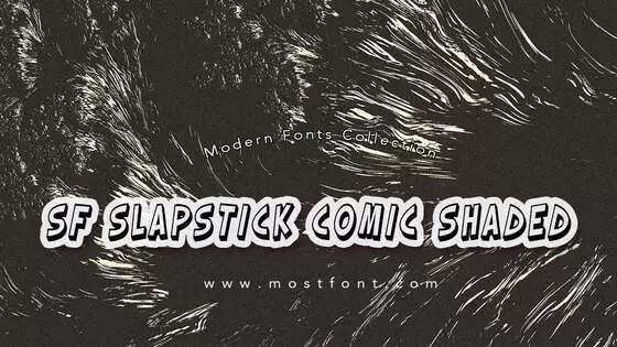 「SF-Slapstick-Comic-Shaded」字体排版图片