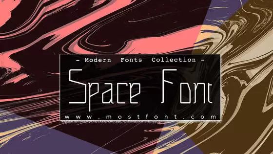 Typographic Design of Space-Font