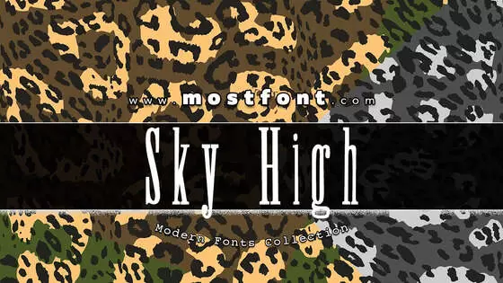 Typographic Design of Sky-High