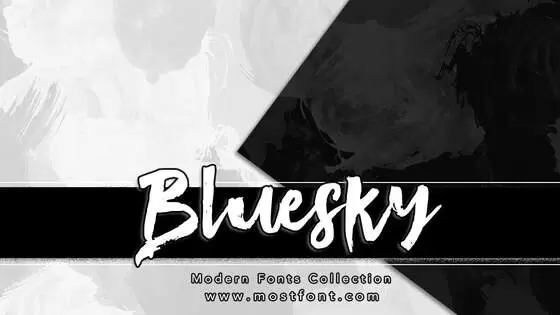 Typographic Design of Bluesky