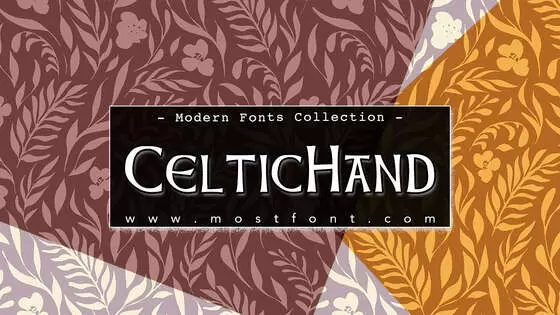 「CelticHand」字体排版样式