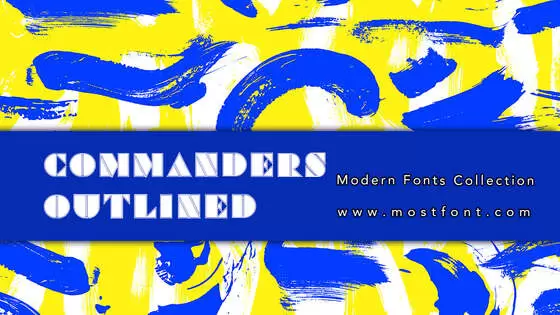 Typographic Design of Commanders-Outlined