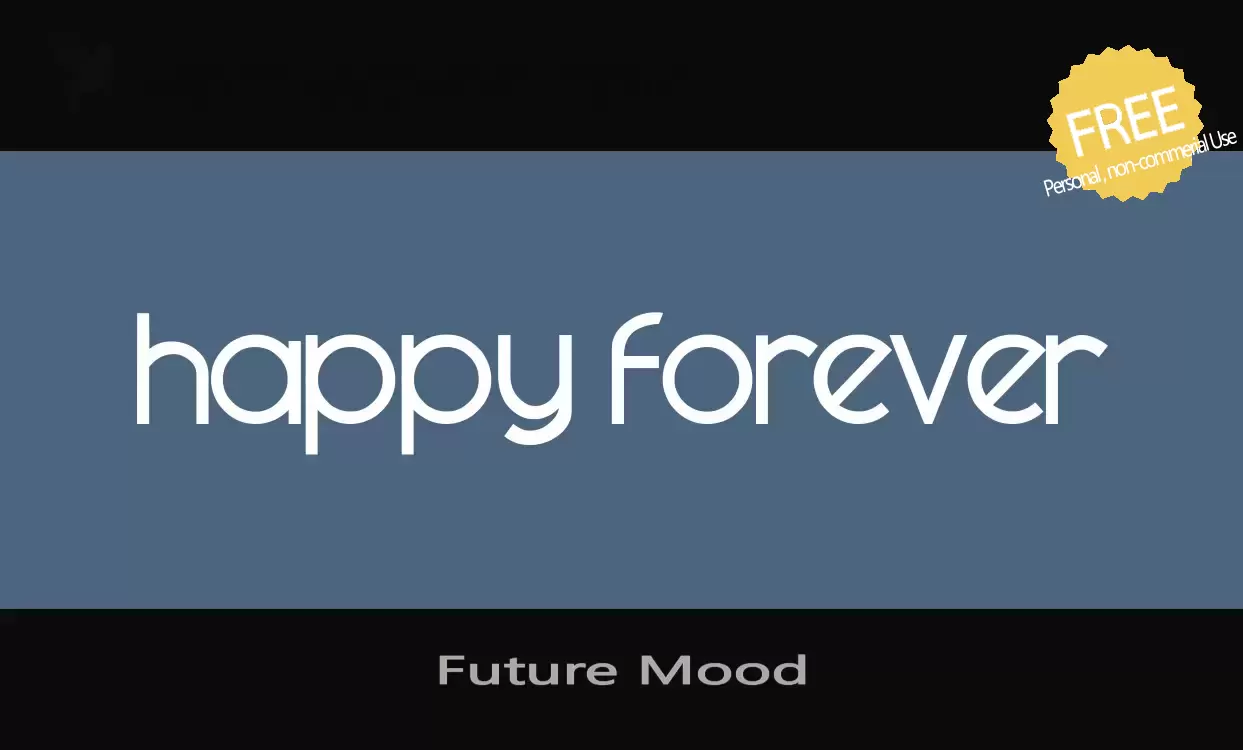 「Future-Mood」字体效果图