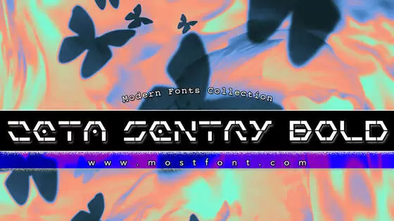 Typographic Design of Zeta-Sentry-Bold