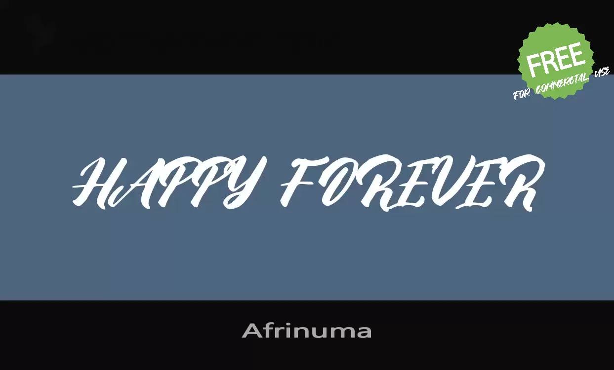 Sample of Afrinuma