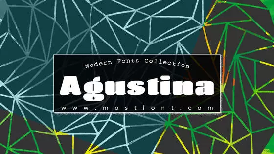 Typographic Design of Agustina