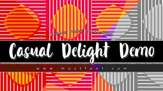 Typographic Design of Casual-Delight---Demo