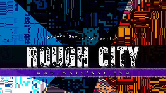 「Rough-City」字体排版样式