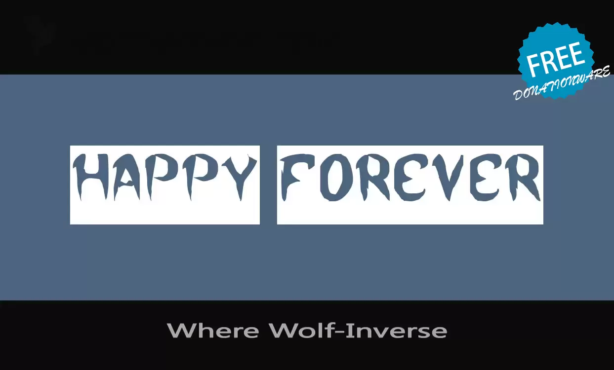 Sample of Where-Wolf-Inverse