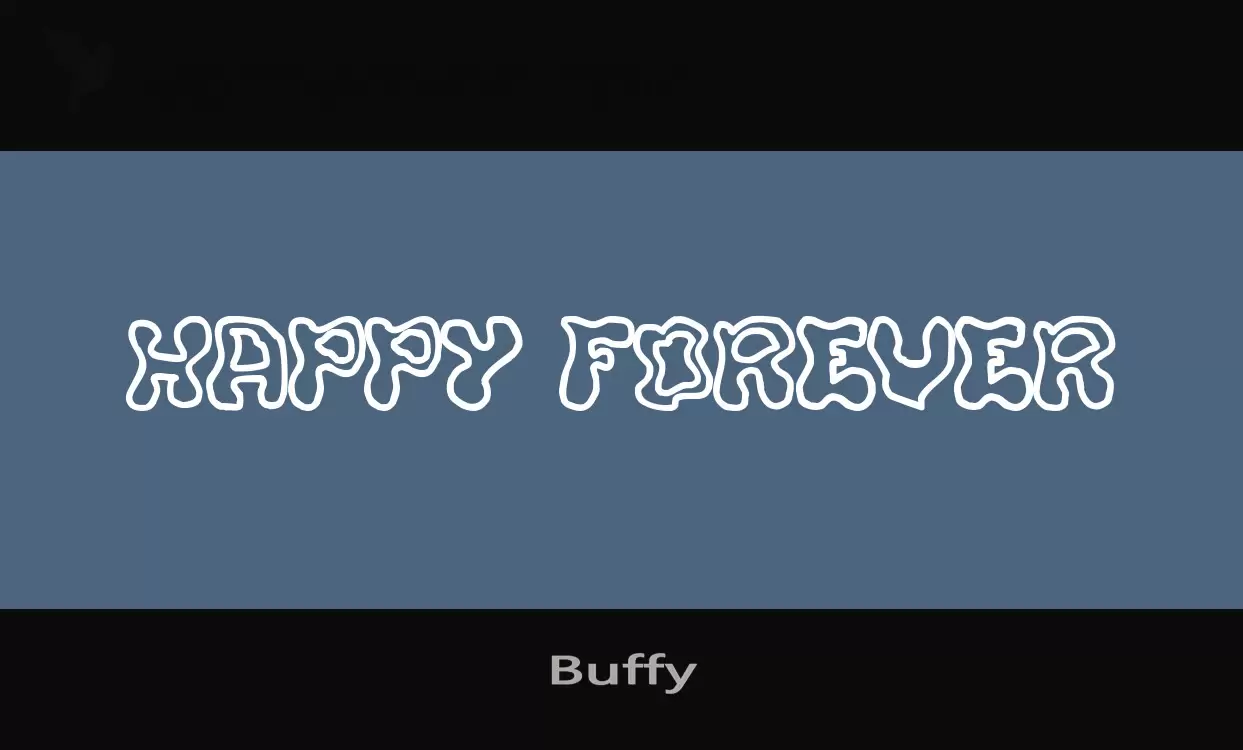 Font Sample of Buffy