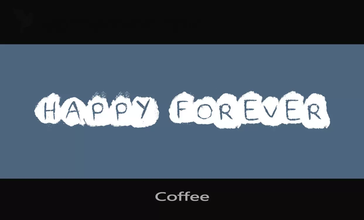 Font Sample of Coffee