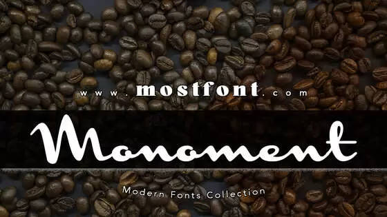 Typographic Design of Monoment