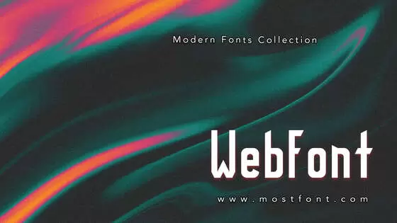 Typographic Design of WebFont