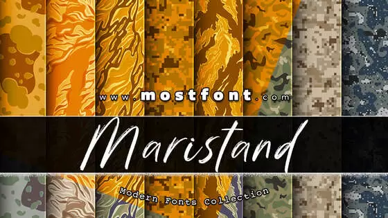 「Maristand-Personal-Use」字体排版图片