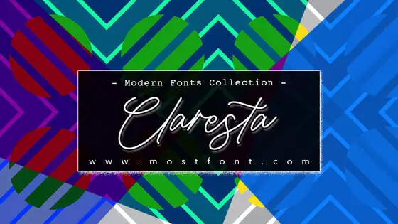 Typographic Design of Claresta