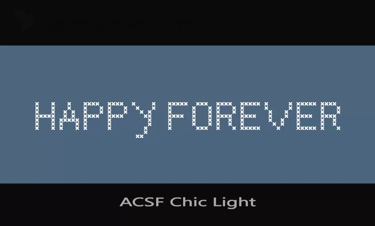 Sample of ACSF-Chic-Light