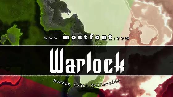 Typographic Design of Warlock