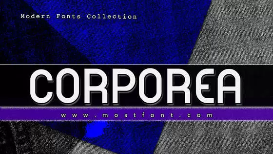 Typographic Design of CORPOREA