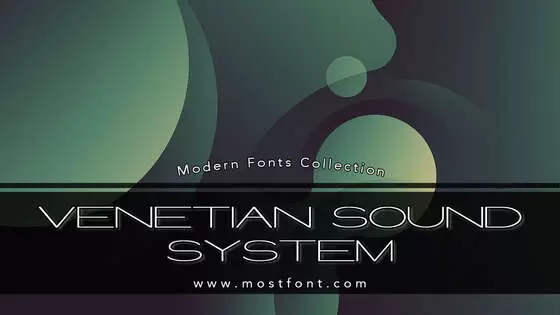 「Venetian-Sound-System」字体排版图片