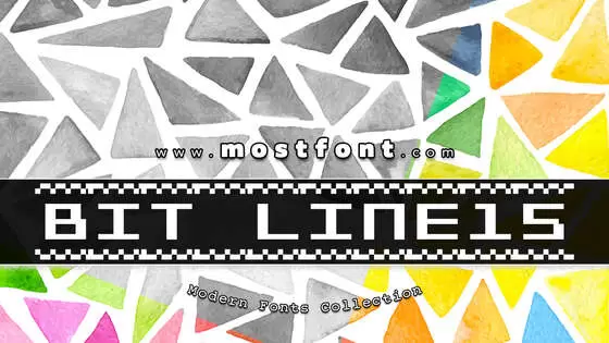 Typographic Design of Bit-Line15-