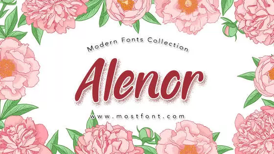 「Alenor」字体排版图片