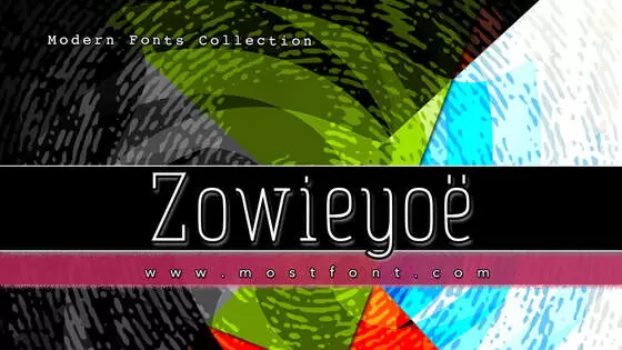 Typographic Design of Zowieyoë