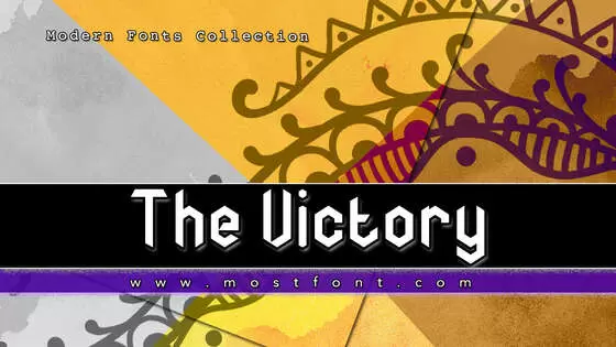 Typographic Design of The-Victory