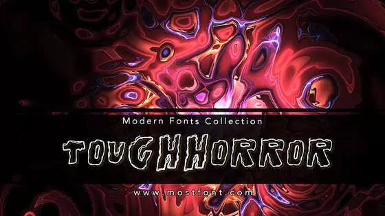 「ToughHorror」字体排版图片