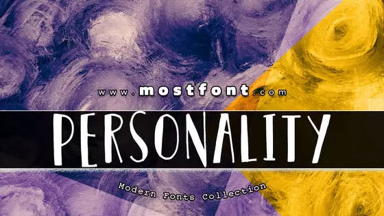 Typographic Design of Personality-DEMO