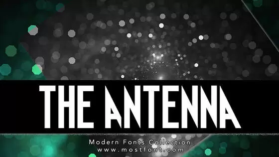 「The-Antenna」字体排版样式