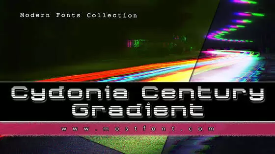 「Cydonia-Century-Gradient」字体排版图片