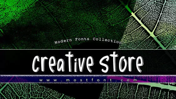 「Creative-Store」字体排版样式